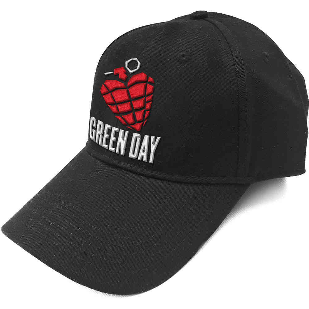 Green Day - Grenade Logo Baseball pet - Zwart
